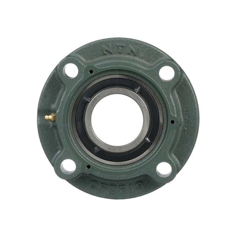 NTN UCFCX08D1 Metric Four Bolt Cast Iron Round Flanged Housing with 40mm Insert - Allow 2-3 Days