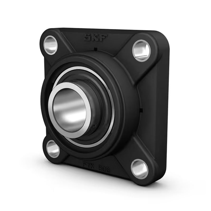 NTN UCFG208D1 Metric Four Bolt Square Steel Flange Housing with 40mm Bore Insert - Allow 2-3 Days