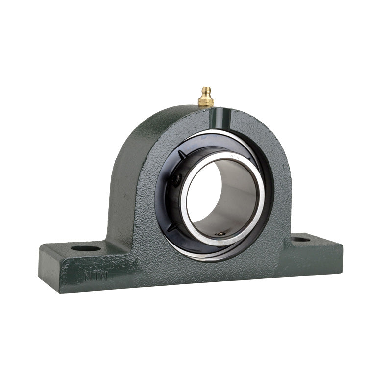 NTN UCPG208D1 Metric Cast Iron Two Bolt Pillow / Plummer Block Housing with 40mm Bore Insert - Allow 2-3 Days