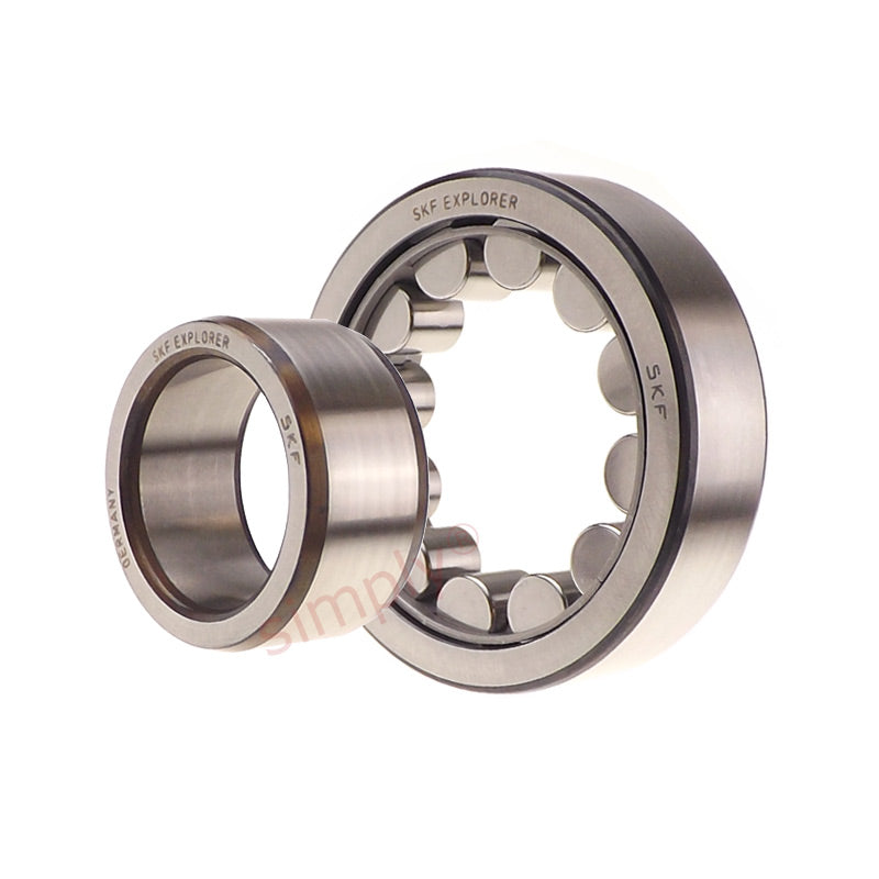 SKF NU207ECJ Steel Cage Single Row Cylindrical Roller Bearing 35x72x17mm