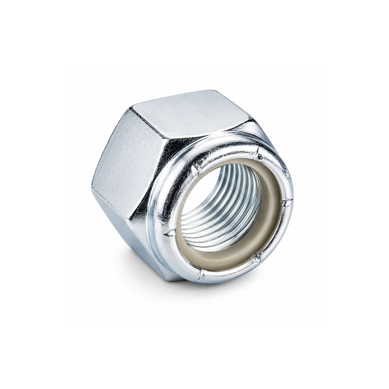 M16 Bright Zinc Plated High Tensile Steel Nyloc Locking Nut