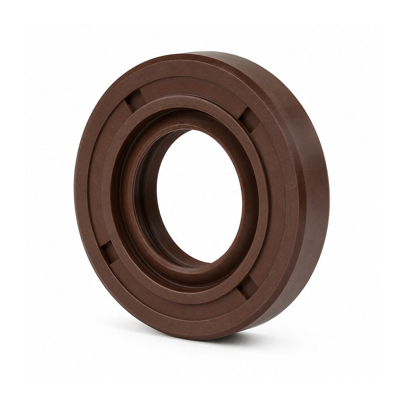 4x5.25x0.5 inch FKM Rubber Imperial Double Lip Rotary Shaft Oil Seal with Garter Spring
