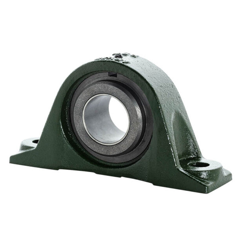 Major Brand PB10-100M-DU Metric Cast Iron Two Bolt Pillow / Plummer Block Housing with 100mm Bore Steel Insert - Allow 3-4 Weeks