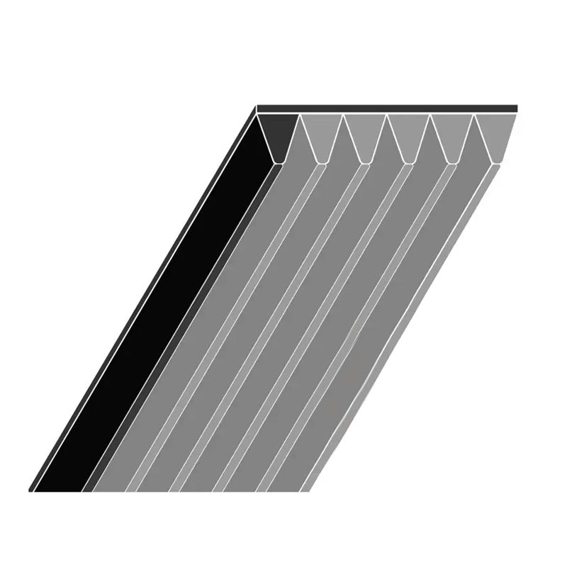 Pix 635PJ/250J Poly V Multiple Ribbed Belt 635mm/25 inch Length with 10 Ribs