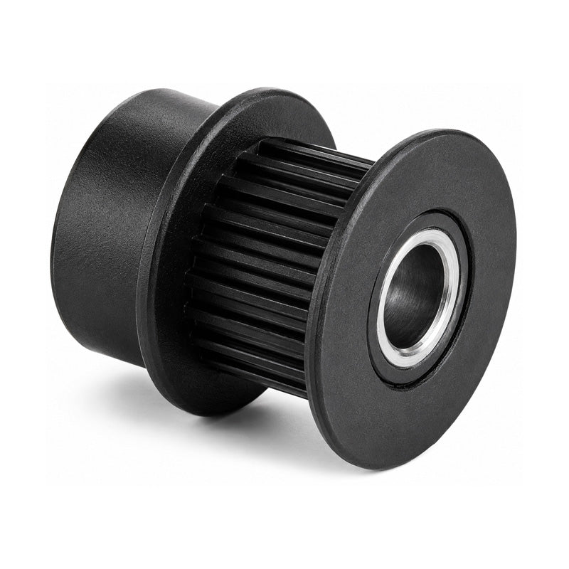 PP80-MXL-025MI - 0.08 inch Pitch 80 Tooth Pilot Bore Polycarbonate (Glass Filled) Timing Pulley with Brass Insert