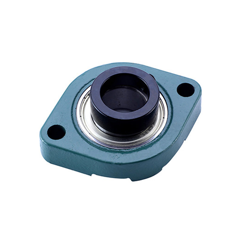 SAFW201 Metric Two Bolt Cast Iron Oval Housing with 12mm Bore