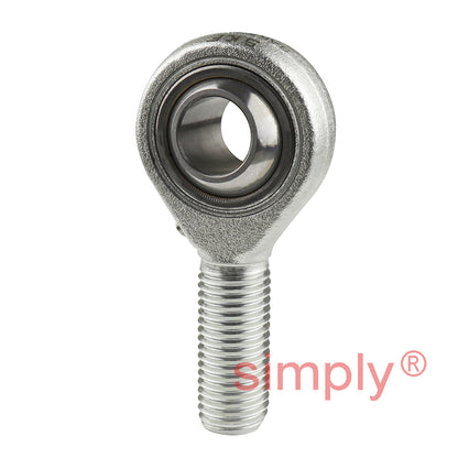 SKF SAKAC16M Right Hand Steel / Bronze Lined Plain Male Rod End M16 Thread