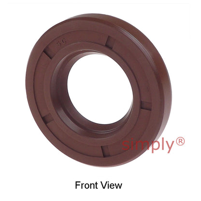 4x5x0.5 inch FKM Rubber Imperial Single Lip Rotary Shaft Oil Seal with Garter Spring