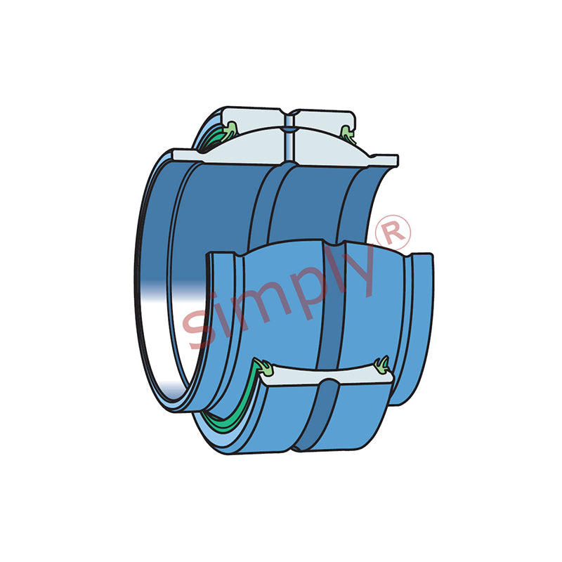 Codex GEM40ES2RS Extended Inner Spherical Plain Bearing 40x62x38x22mm