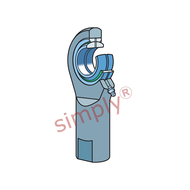SKF SIL45ES2RS Left Hand Steel / Steel Plain Female Rod End M45x3 Thread