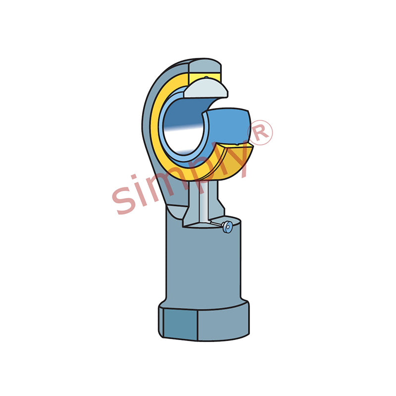 SKF SIKAC30M Right Hand Steel / Bronze Lined Plain Female Rod End M30x2 Thread