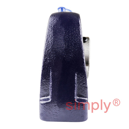 RHP SNP1-1/4 Threaded Base Small Footprint Pillow / Plummer Block and 1-1/4 inch Bore Grub Screw Full Width Insert