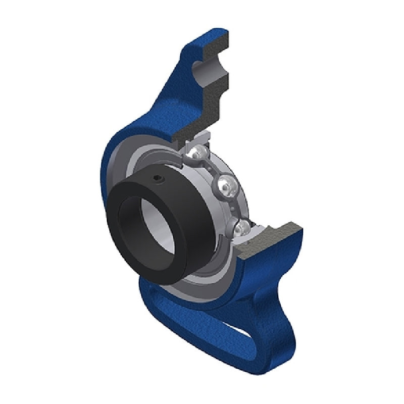 SNR ESFA212N Metric Cast Iron Adjustable Flange Unit with Eccentric Collar Insert 60mm Bore - Allow 2-3 Days