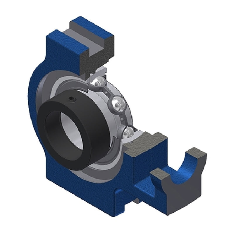 SNR EST210N Metric Cast Iron Take Up Unit with Eccentric Collar Insert 50mm Bore - Allow 2-3 Days