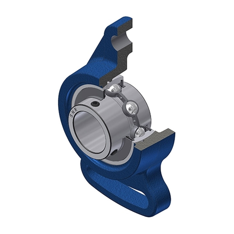 SNR UCFA212 Metric Cast Iron Adjustable Flange Unit with 60mm Insert - Allow 2-3 Days