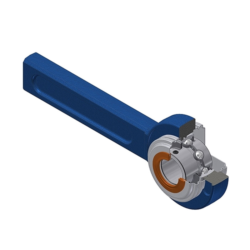 SNR UCSP204CC Metric Cast Iron Tensioner Unit with 20mm Bore Insert with Narrow Steel Plate Cover - Closed Version - Allow 2-3 Days
