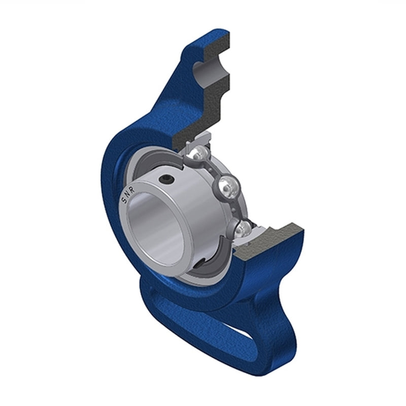 SNR USFA206 Metric Cast Iron Adjustable Flange Unit with 30mm Insert - Allow 2-3 Days