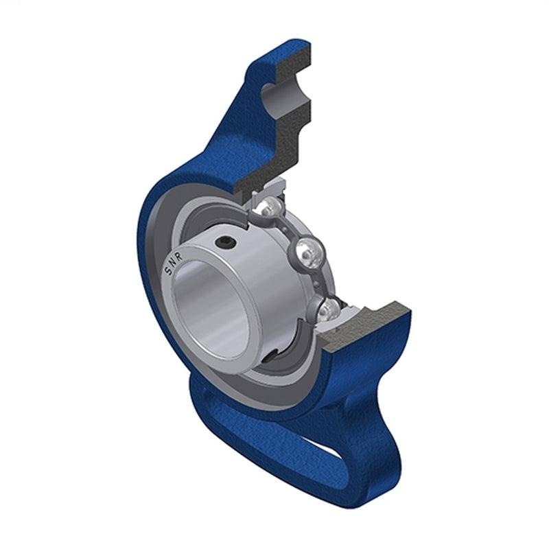 SNR USFA208N Metric Cast Iron Adjustable Flange Unit with 40mm Insert - Allow 2-3 Days