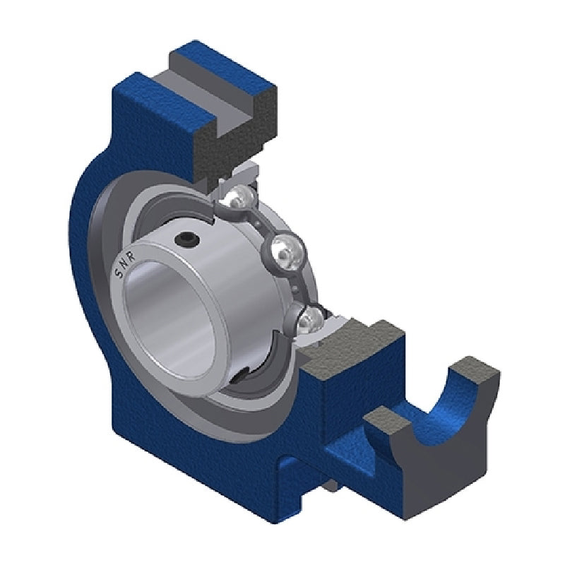 SNR UST208N Metric Cast Iron Take Up Unit with 40mm Bore Bearing Unit - Allow 2-3 Days