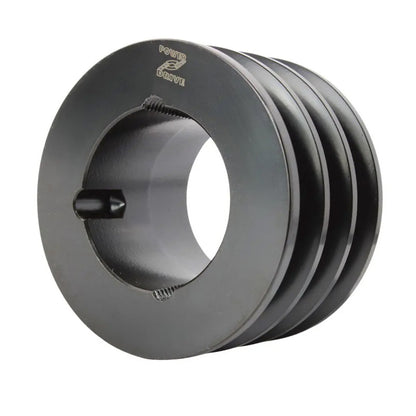 112X3SPB 112mm Pitch Diameter SPB Section Tapered Locking Bush Type Pulley with 3 Grooves (Bush not Incl.)