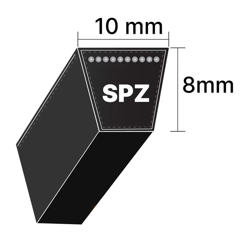 SPZ962 Gates Delta Narrow SPZ-Section V-Belt (Uniset Match)