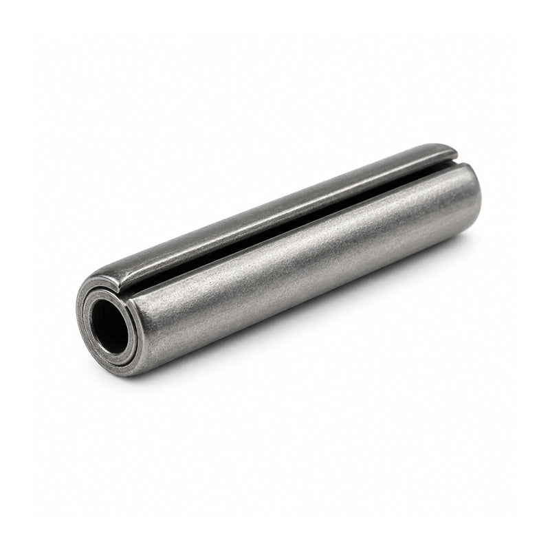 Metric Nickel Stainless Steel AISI 304 MDK Coiled Roll Pin 6x50mm with Plain Oiled Finish