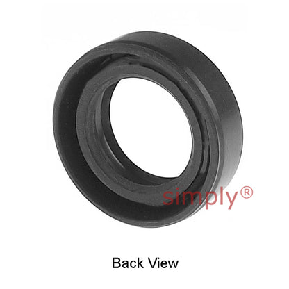 17x23x3mm Nitrile Rubber Double Lip Rotary Shaft Oil Seal Springless Design TC Style - Allow 2-3 Days