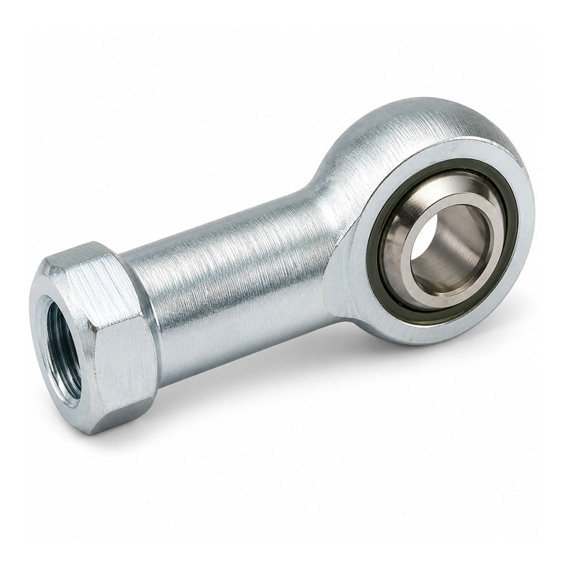 ISB TSFL40RB Left Hand Maintenance Required Steel/Steel Plain Female Rod End M40 Thread