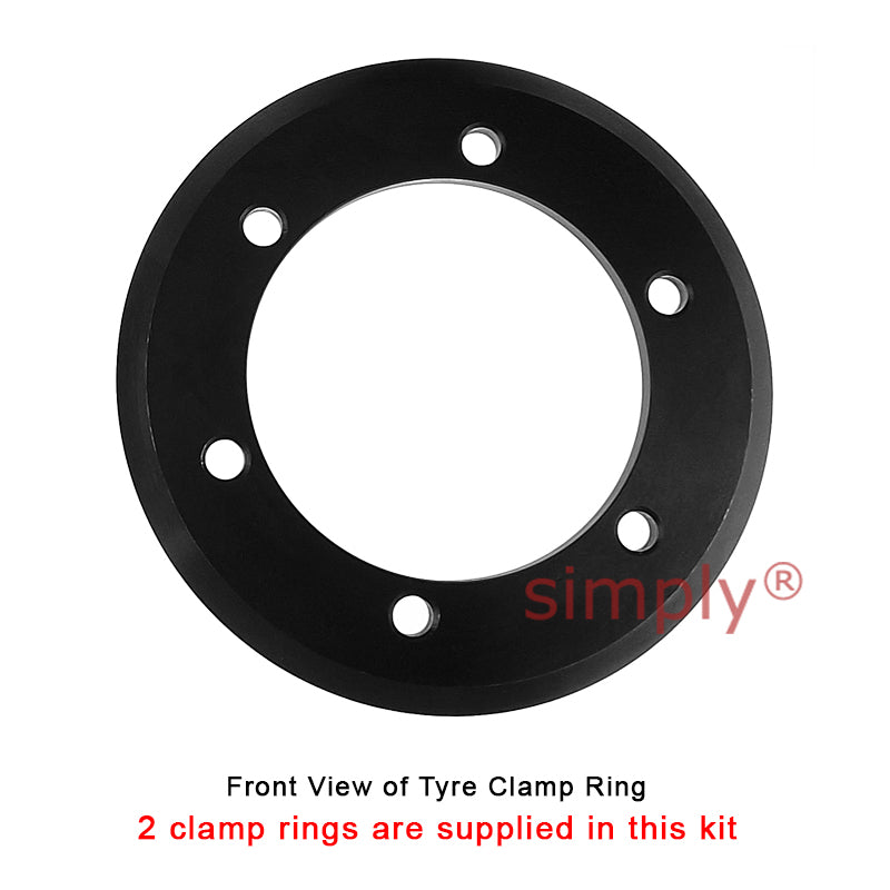 Major Brand F100F/F100F Inner Facing Taper Bores Type Tyre Drive Coupling Assembly with Natural Rubber Tyre