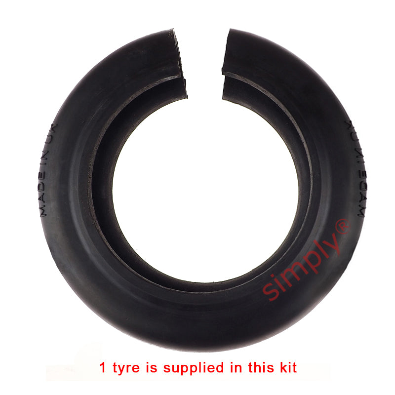 Major Brand F60B/F60B Pilot Bored Tyre Drive Coupling Assembly with Natural Rubber Tyre