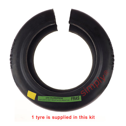 Major Brand F120H/F120F Inner/Outer Facing Taper Bores Type Tyre Drive Coupling Assembly with Fire Resistant Antistatic (F.R.A.S) Tyre