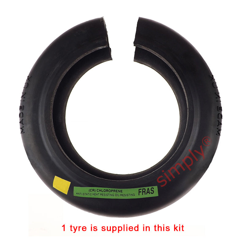 Major Brand F50H/F50F Inner/Outer Facing Taper Bores Type Tyre Drive Coupling Assembly with Fire Resistant Antistatic (F.R.A.S) Tyre