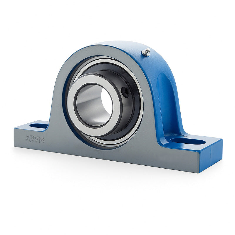 Major Brand UCP307T-20E Imperial Steel Two Bolt Pillow / Plummer Block Housing with 1-1/4 inch Bore Insert - Allow 3-4 Weeks