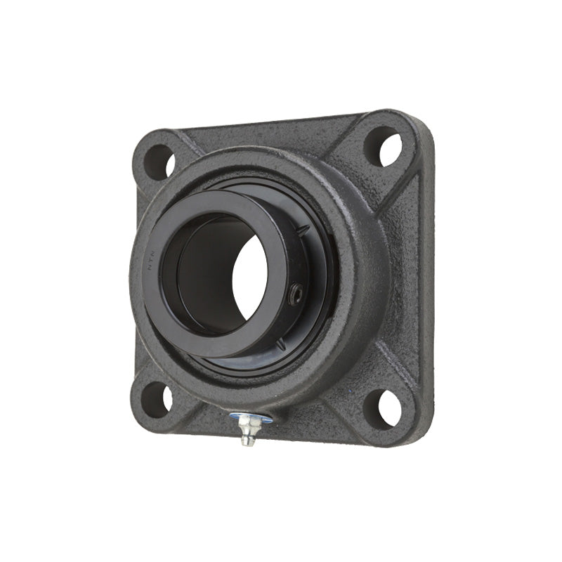 NTN UELFL205D1 Metric Two Bolt Cast Iron Oval Housing with 25mm Bore Eccentric Collar Insert - Allow 2-3 Days