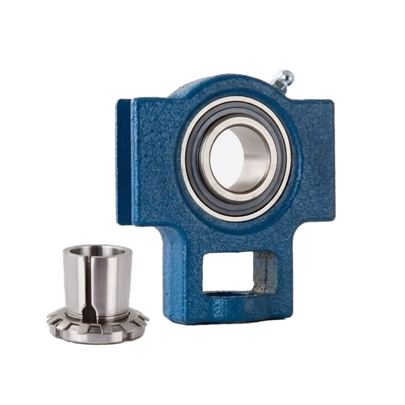 UKT320/H2320 Metric Cast Iron Take Up Unit Housing Insert and Adaptor Sleeve Fits 90mm Shaft