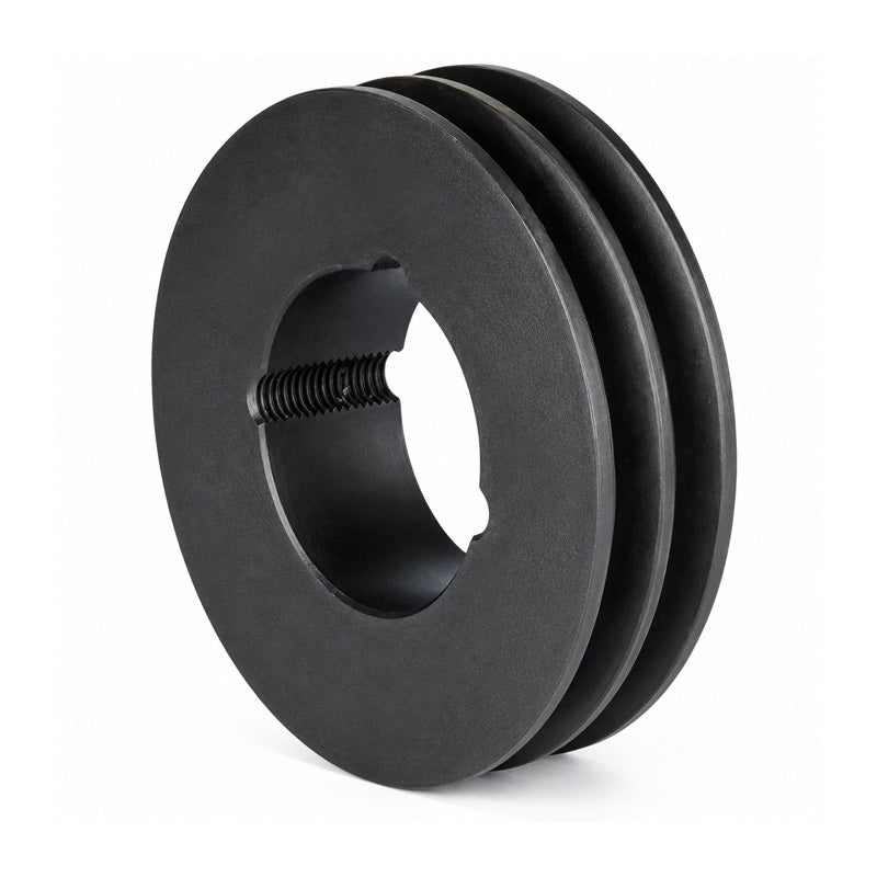 200X2SPZ 200mm Pitch Diameter SPZ Section Tapered Locking Bush Type Pulley with 2 Grooves (Bush not Incl.)