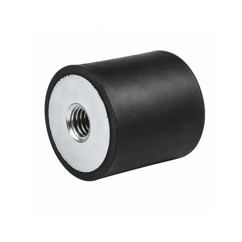 High-Performance 304 Stainless Steel Female/Female Anti-Vibration Bobbin 40x30mm M8 Threads