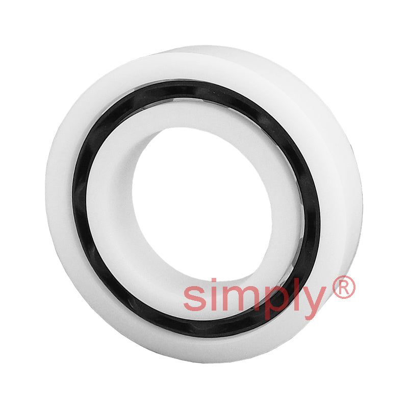 xiros xirodur BB626B18010ES Open Type Radial Groove Ball Bearing with PA Cage and Stainless Steel Balls 6x19x6mm