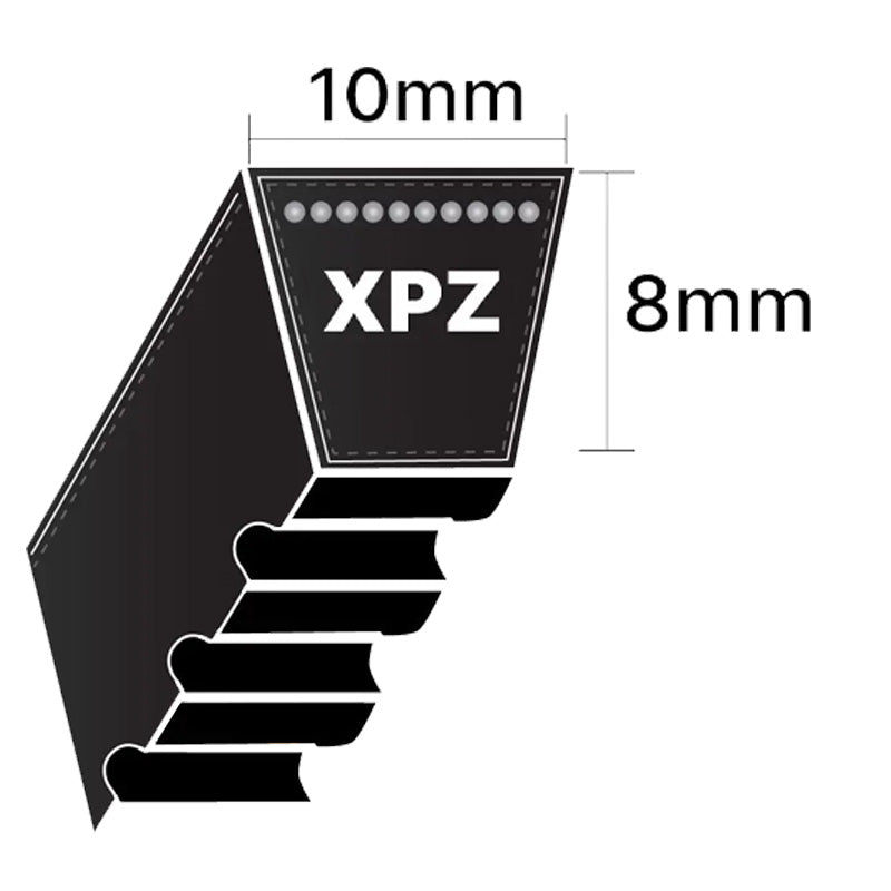 XPZ2800 Premier Quality XPZ-Section Cogged V-Belt