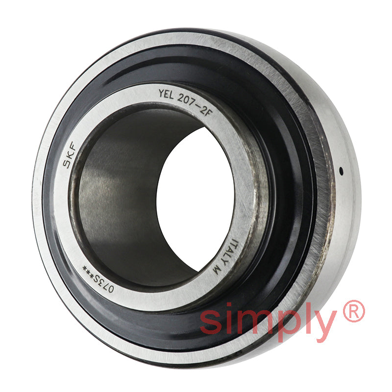 SKF YEL207-2F Eccentric Locking Collar Bearing Insert with 35mm Bore 72mm Outside Diameter