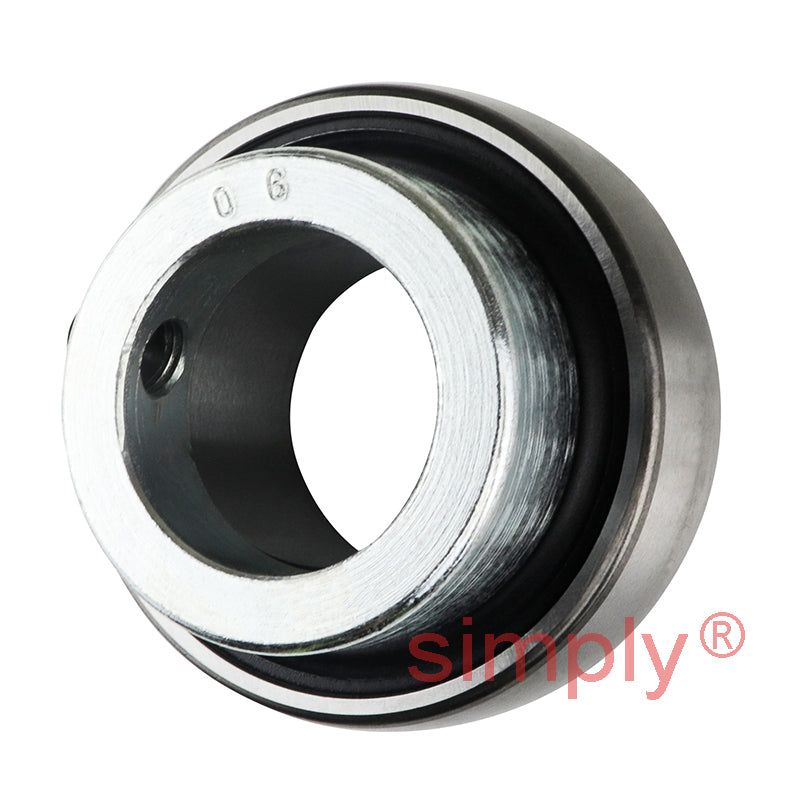 SKF YET206 Eccentric Locking Collar Bearing Insert with 30mm Bore 62mm Outside Diameter
