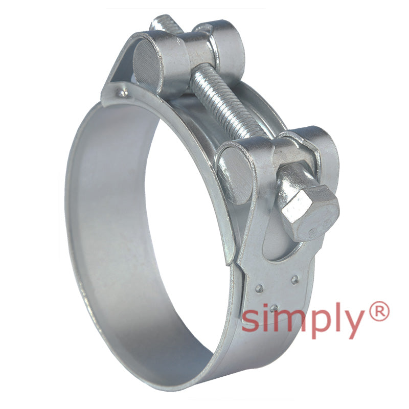 JSC051MS Zinc Plated Steel Jubilee Superclamp Clip Adjustment Range 48mm-51mm Band Width 20mm